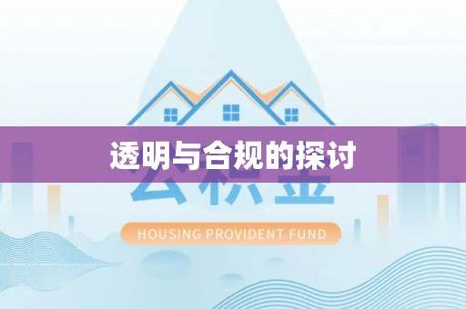 凤阳透明与合规的探讨