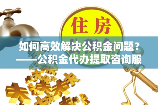 凤阳如何高效解决公积金问题？——公积金代办提取咨询服务指南